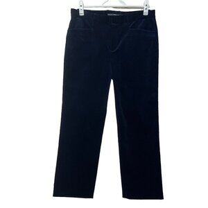 Ralph Lauren Womens GOLF Navy Blue Pants Size 8 Needle Wale Corduroy Cotton Pant